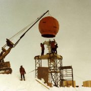 First Satellite Link at South Pole